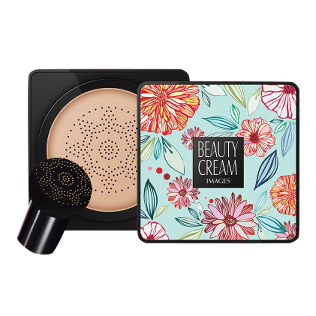 (Hàng Mới Về) Kem Bb Dạng Air Cushion Che Khuyết Điểm Dưỡng Ẩm Kèm Cọ Đầu Nấm