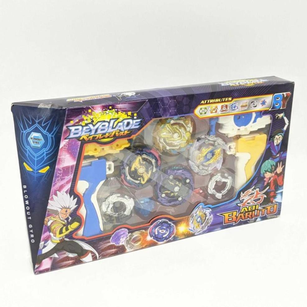 [Khai trương giảm giá] Bộ 4 con quay BEYBLADE - 2 tay phóng cao cấp