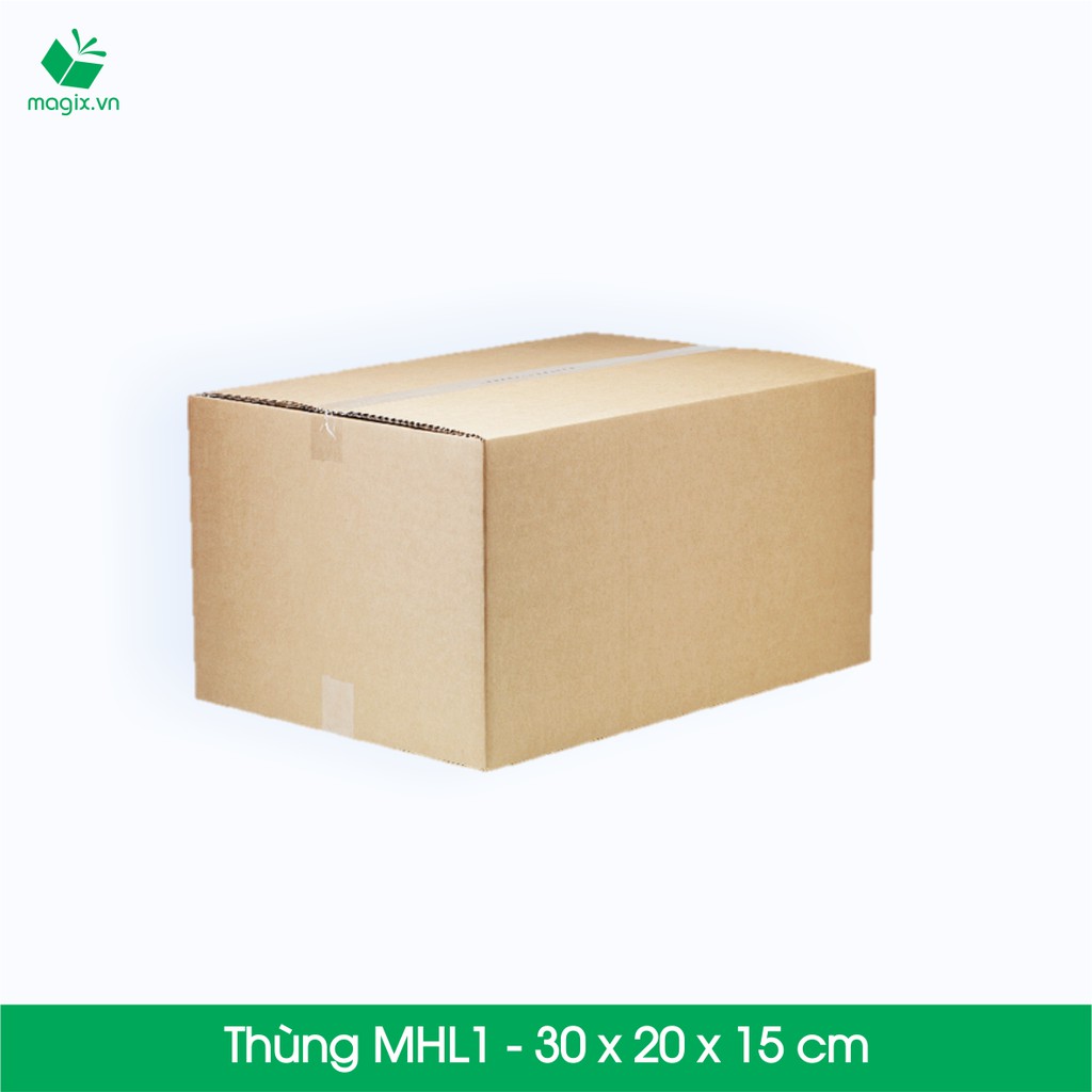 MHL1 - 30 x 20 x 15 cm - 10 Thùng hộp carton trơn