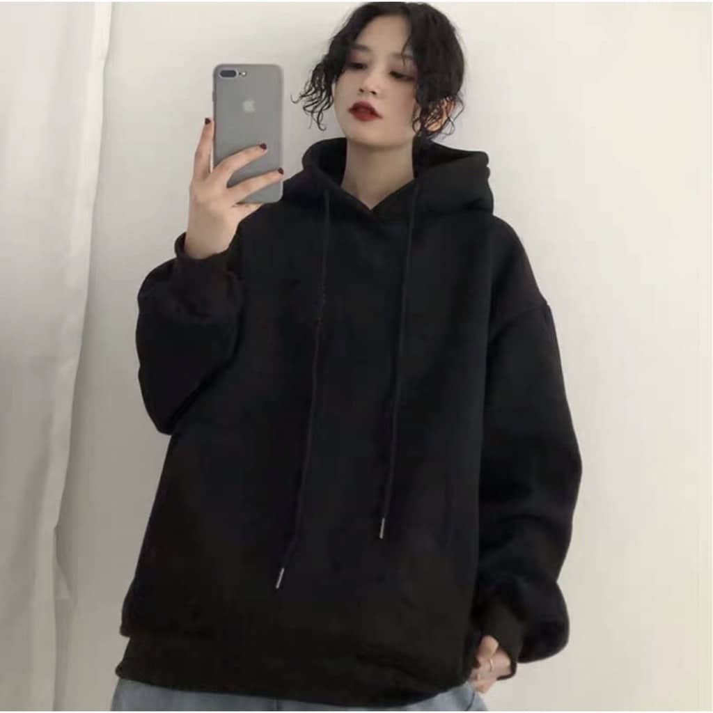 ÁO HOODIE UNISEX Nam Nữ BASIC  TRƠN CAO CẤP