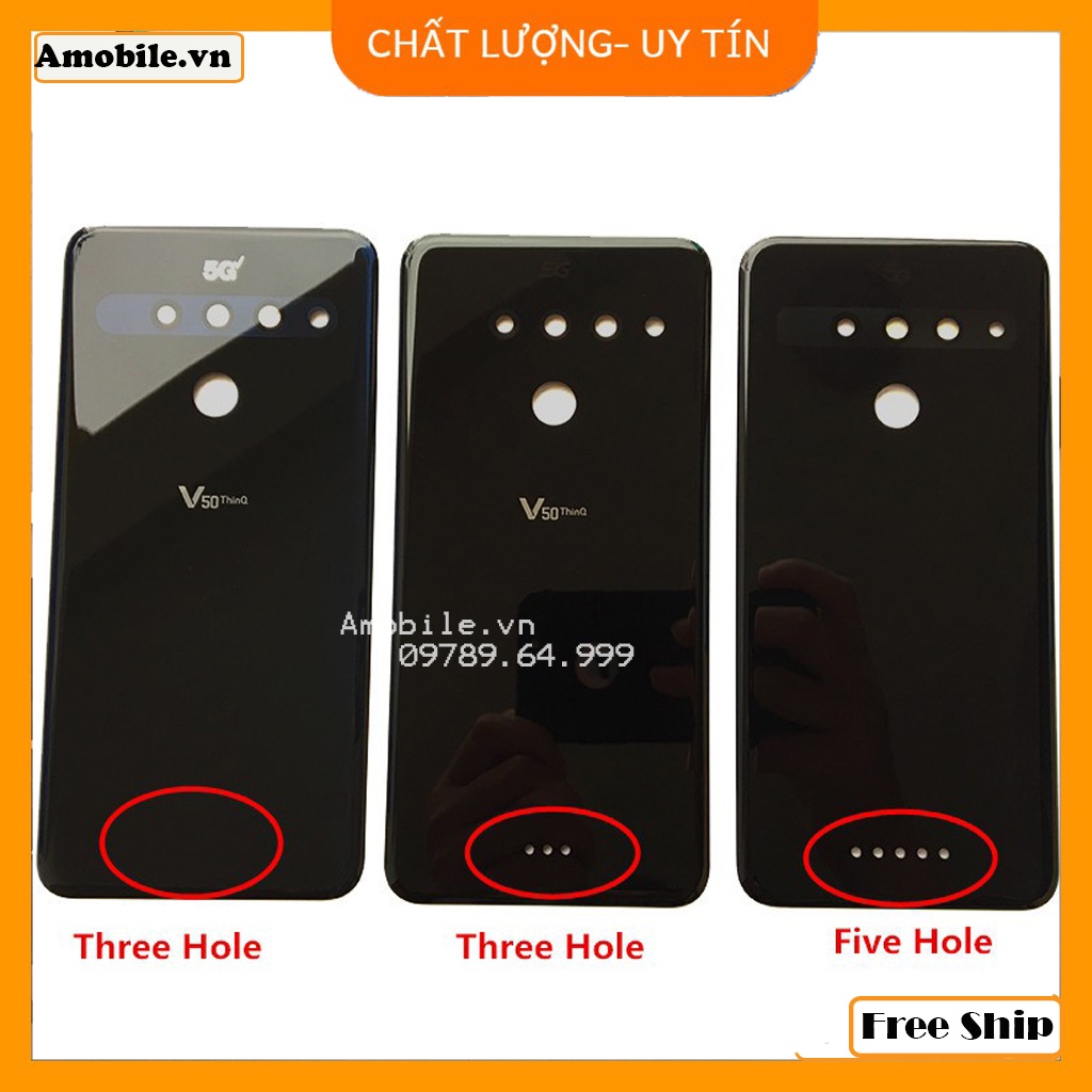 Nắp Lưng Điện Thoại Bằng Kính Thay Thế Chuyên Dụng Cho LG V50 ThinQ 5G LM-V500N V500/ kính lưng lg v50 tại amobile.vn