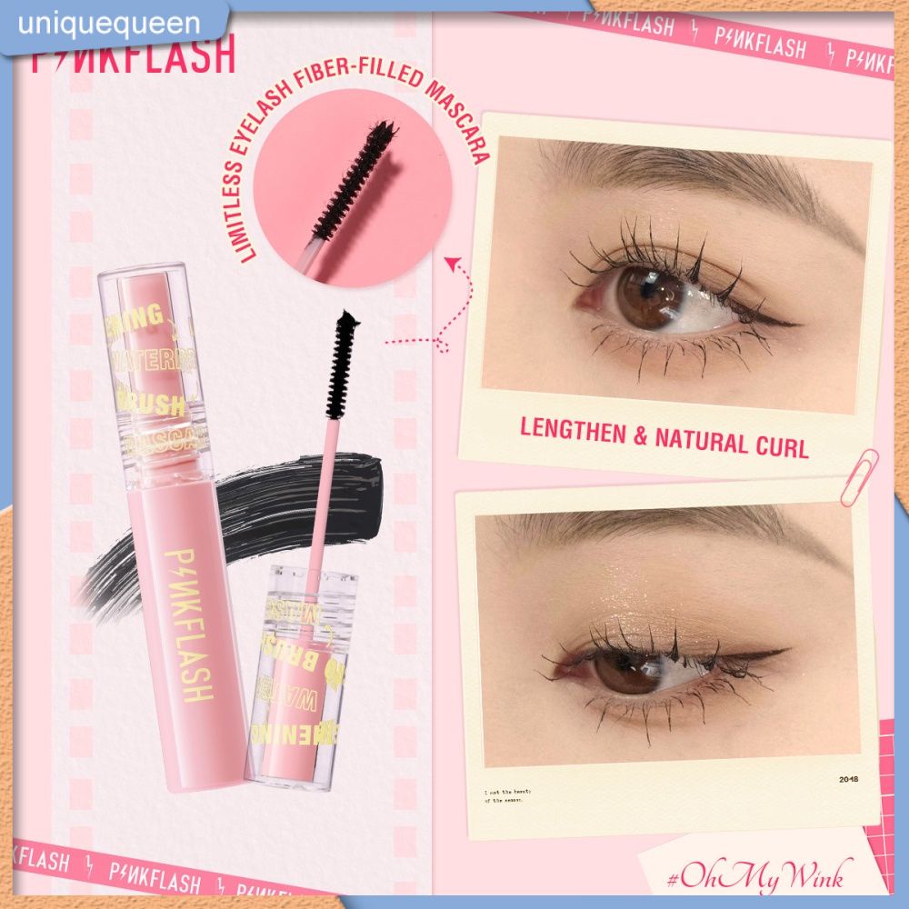 UNIQ- PINKFLASH #OhMyWink Mascara không làm cong và dày mi tự nhiên dễ sử dụng
 | BigBuy360 - bigbuy360.vn