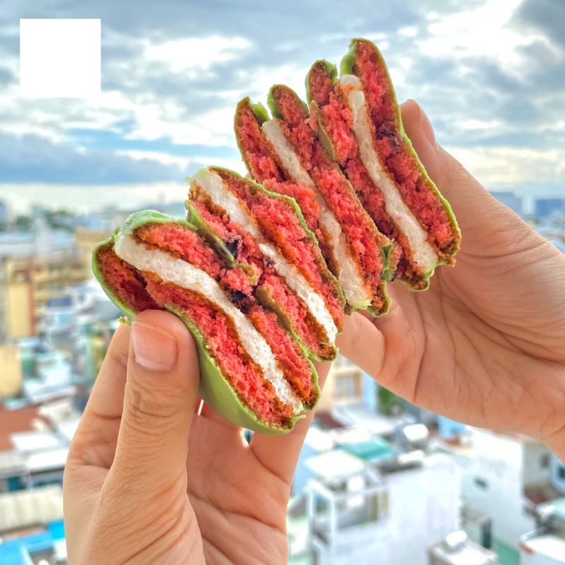 Bánh Choco-pie vị dưa hấu hộp 336g (12 cái)