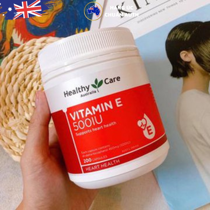 Viên uống bổ sung Vitamin E Healthy Care 500IU 200 viên của Úc (SP2)