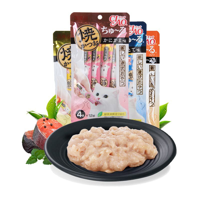 Súp Thưởng Ciao Inaba Cho Mèo Nhật Bản