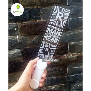 Saber Running Man mica khắc laser đèn LED cổ vũ