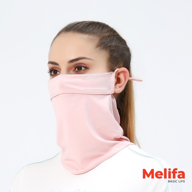Khẩu trang chống nắng nam nữ nhiều màu trùm cổ vai , chống tia UV UPF50+ chất cotton lụa  mã K0148 | BigBuy360 - bigbuy360.vn