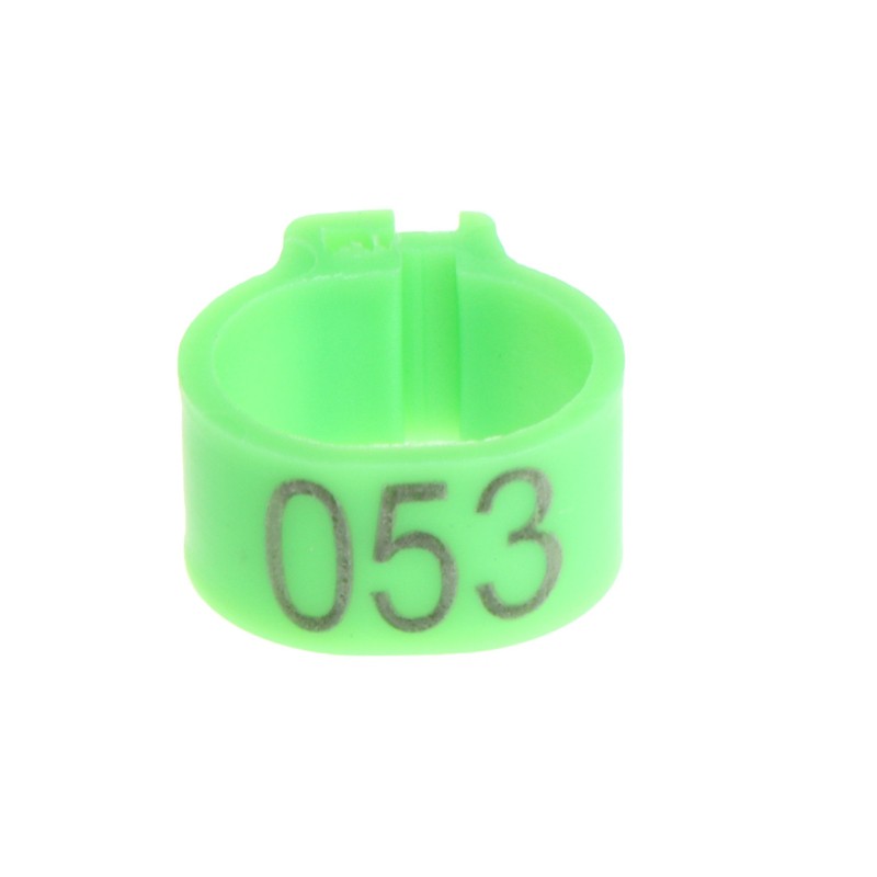 Bộ 100 vòng phân loại gắn chân chim bồ câu 10mm