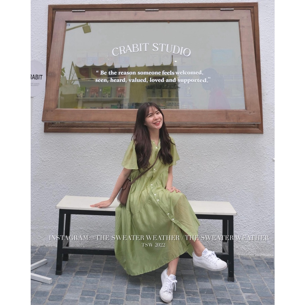 Váy maxi kiểu V.109, Váy babydoll cộc tay xòe bồng kèm váy 2 dây ngọt ngào - Thời trang nữ Chấm Bi | BigBuy360 - bigbuy360.vn