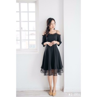 Đầm Trễ Vai Tiểu Thư