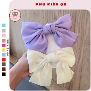 Kẹp tóc nơ màu pastel nữ tính KEP31