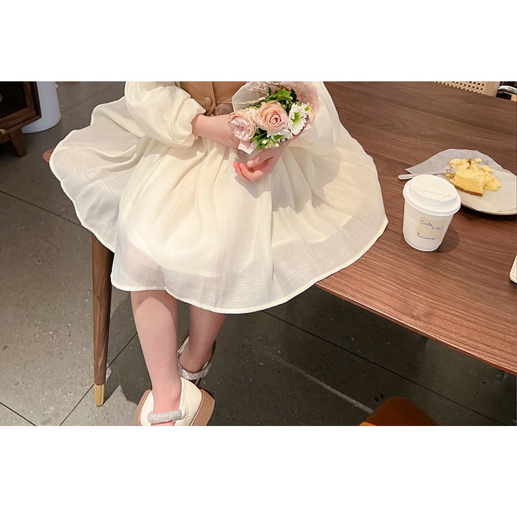 Đầm Công Chúa Phong Cách Hàn Quốc Mới 2022 Cho Bé Gái