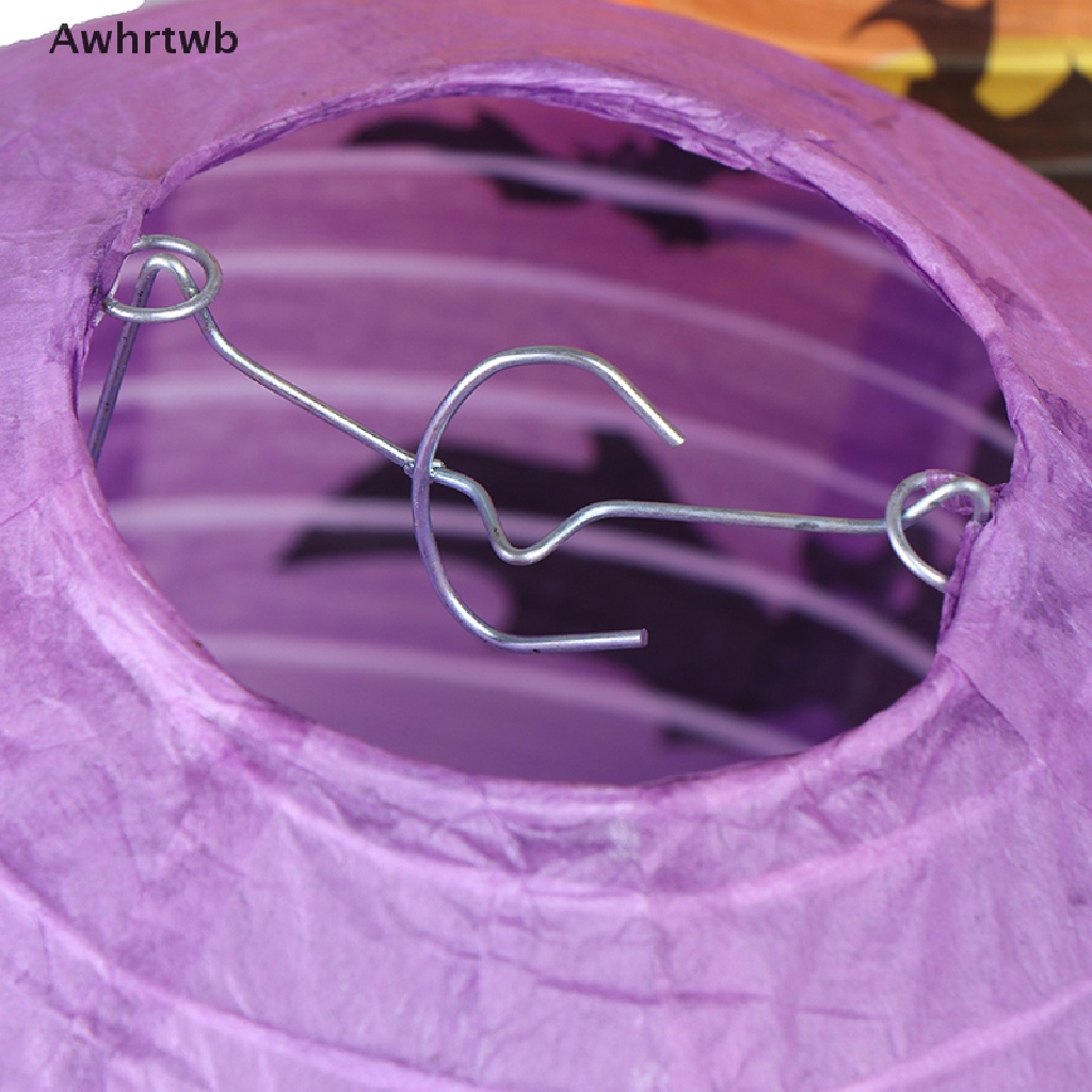 Lồng Đèn Giấy Họa Tiết Đầu Lâu Nhện Dơi Trang Trí Halloween