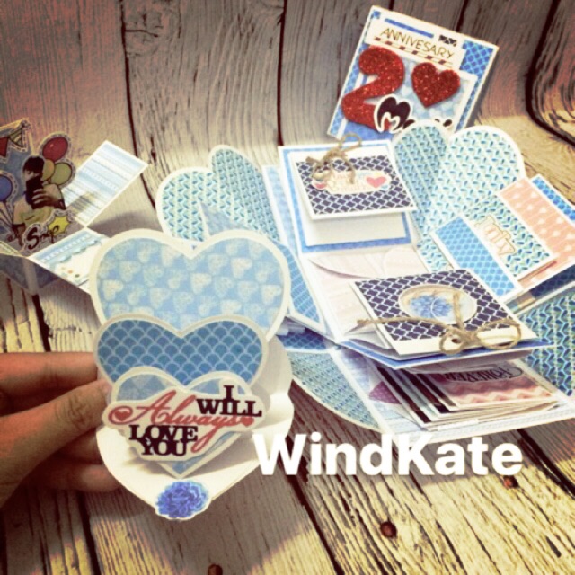 Love box: 2 hearts 2 months - Hộp quà kỉ niệm