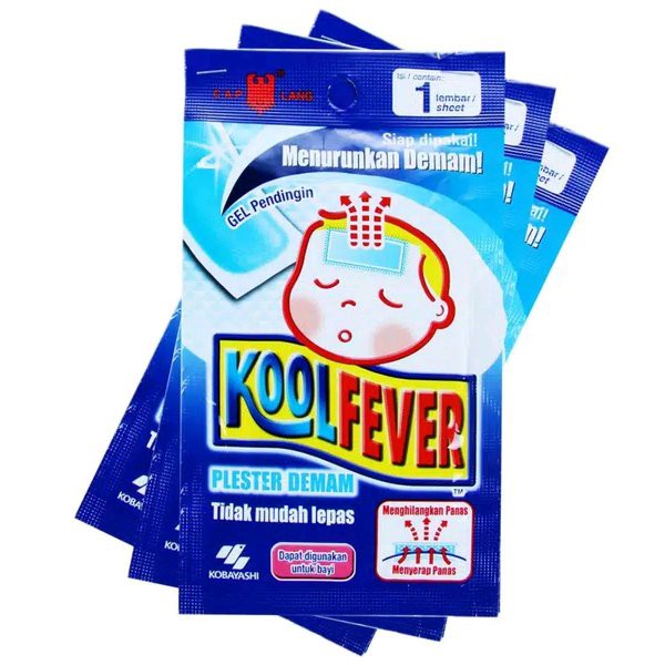 Miếng dán hạ sốt Koolfever- gói 2 miếng- giá rẻ, uy tín, chất lượng