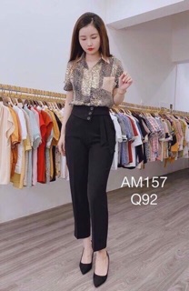 Quần baggi cạp 3 khuy
