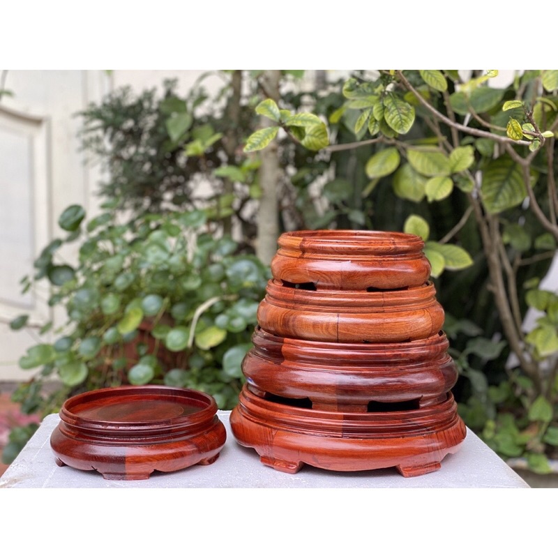 Kỷ Tròn , Đế Tượng , Đôn nhỏ gỗ Hương Ta trang trí phòng khách , phòng làm việc , phòng thờ