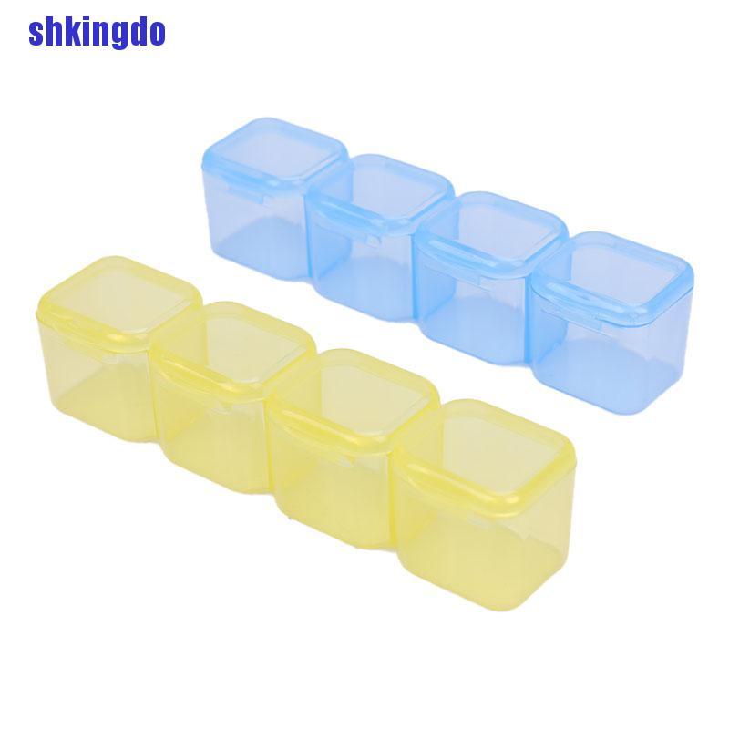 Hộp đựng phụ kiện thêu/làm tranh đính đá có 56 ngăn an toàn tiện dụng