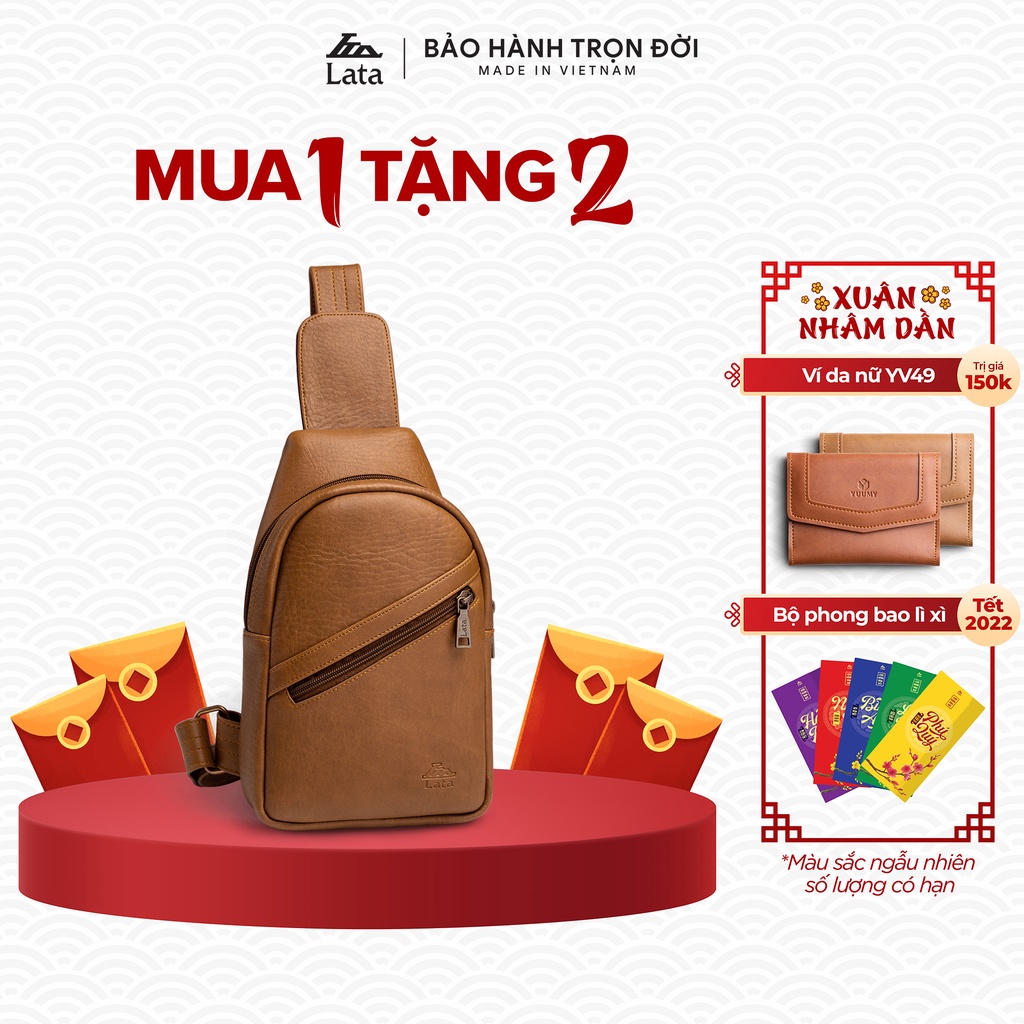 Balo đeo chéo thời trang nam LATA BALC25 nhiều màu | BigBuy360 - bigbuy360.vn