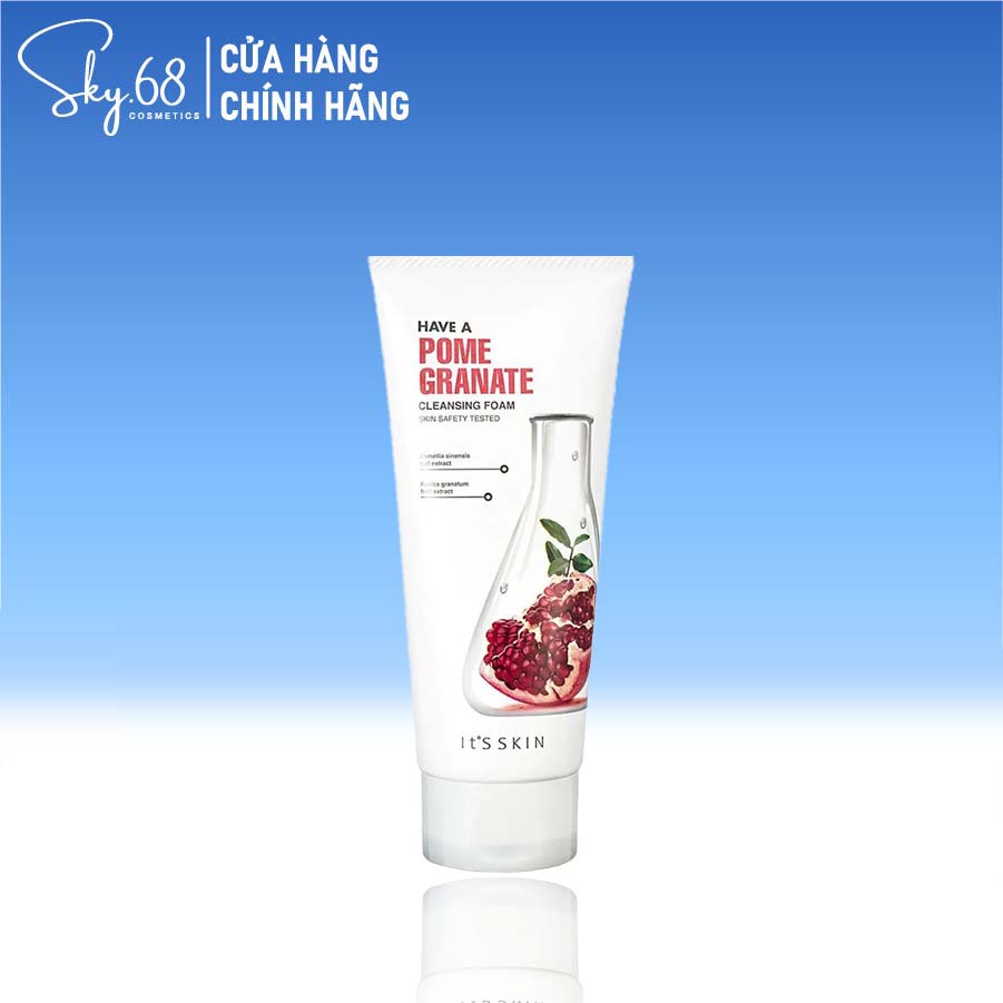 Sữa rửa mặt giúp làm sạch da,se khít lỗ chân lông It's Skin Have a Pomegranate Cleansing Foam 150ml - Lựu