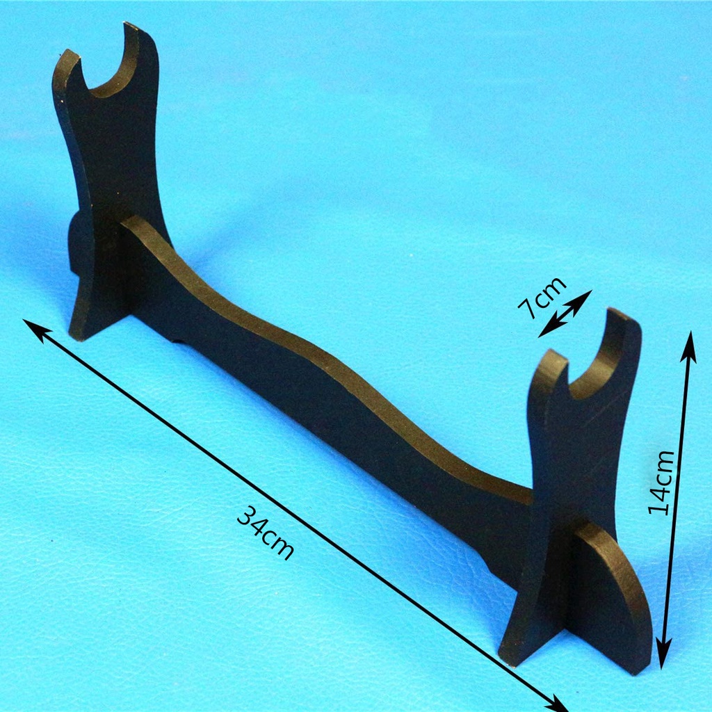 Giá đỡ kiếm gỗ để bàn màu đen  - Baystore