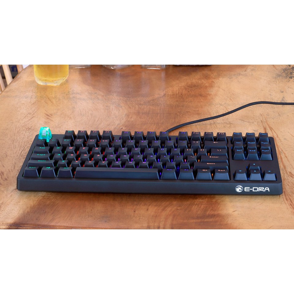 Bàn phím cơ E-Dra EK387 Blue/Brown/Red Switch Siêu Bảo Hành 24 tháng