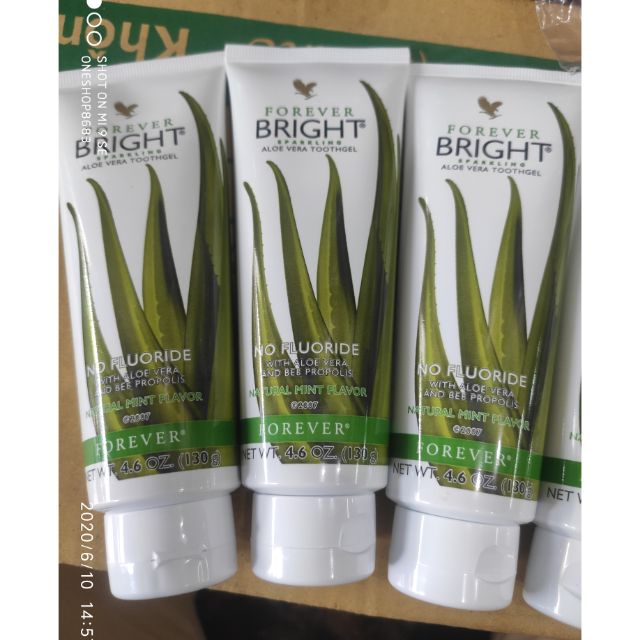 Forever Bright  Toothgel  – Kem đánh rằng từ Lô hội