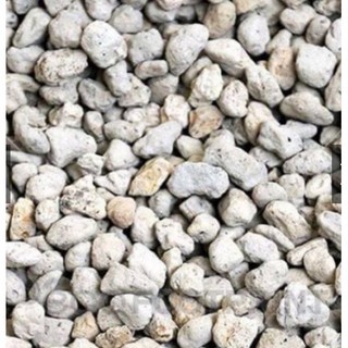 Đá Pumice 3mm-6mm-8mm, đá bọt núi lửa Indonesia, lót chậu, trộn đất trồng sen đá, xương rồng, đá lông vũ, trộn giá thể