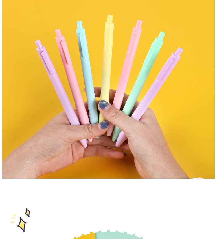 Bút mực gel màu sắc macaron xinh xắn tiện dụng cho học sinh/ văn phòng