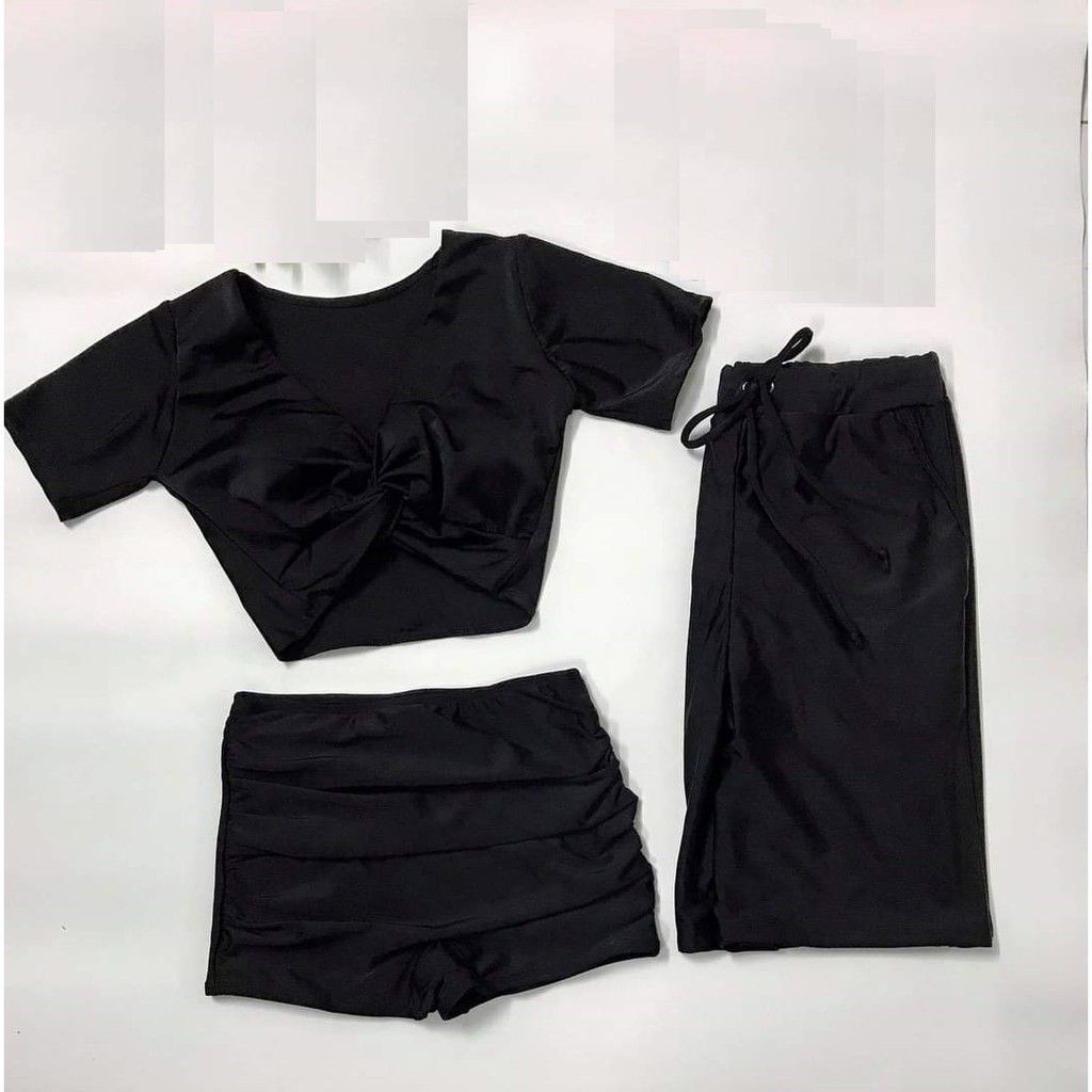 Đồ bơi đôi nam nữ đi biển màu đen đi bơi siêu đẹp tại Hà Nội | BigBuy360 - bigbuy360.vn