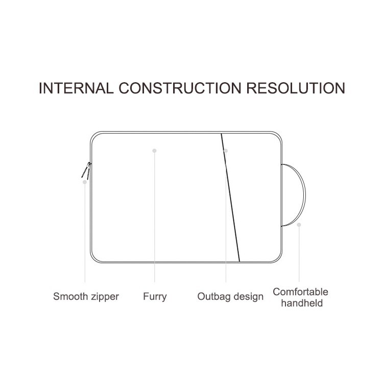 Túi da cừu đựng laptop kích thước 13.3 14.1 15.4 inch chất lượng