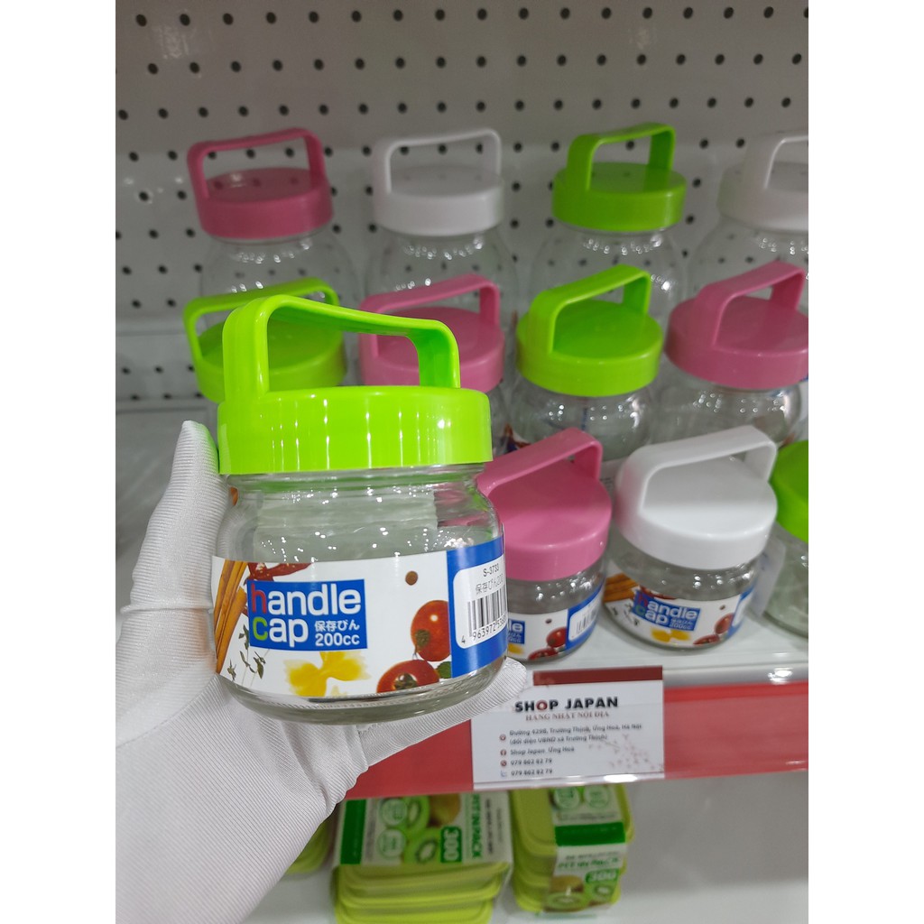 Lọ thủy tinh có quai xách 200ml/ 450ml/ 900ml