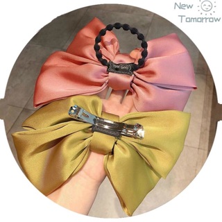 Nơ buộc tóc lụa( dây/kẹp)