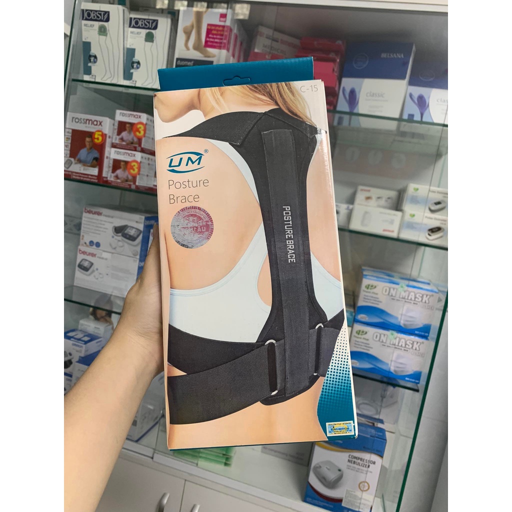 Đai chống gù lưng United Medicare C15 màu đen