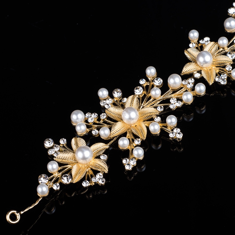 Băng Đô Đính Đá Thời Trang Tinh Tế Cho Cô Dâu