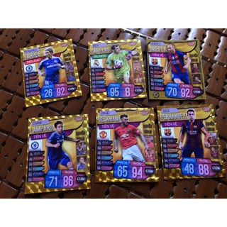 Thẻ cầu thủ huyền thọai và hlv match attax 2019/20