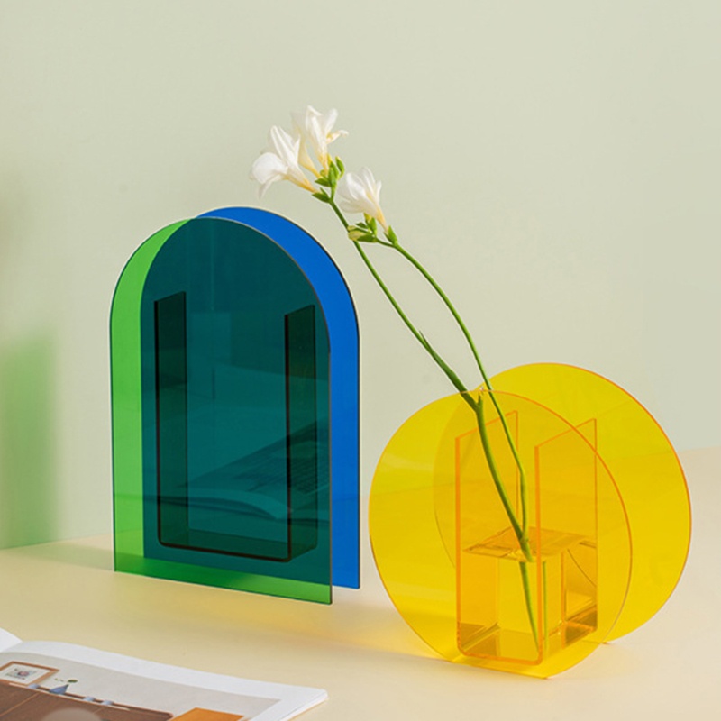 Lọ Hoa Bằng Acrylic Mềm Mại Trang Trí Nhà Cửa / Văn Phòng / Phòng Ngủ