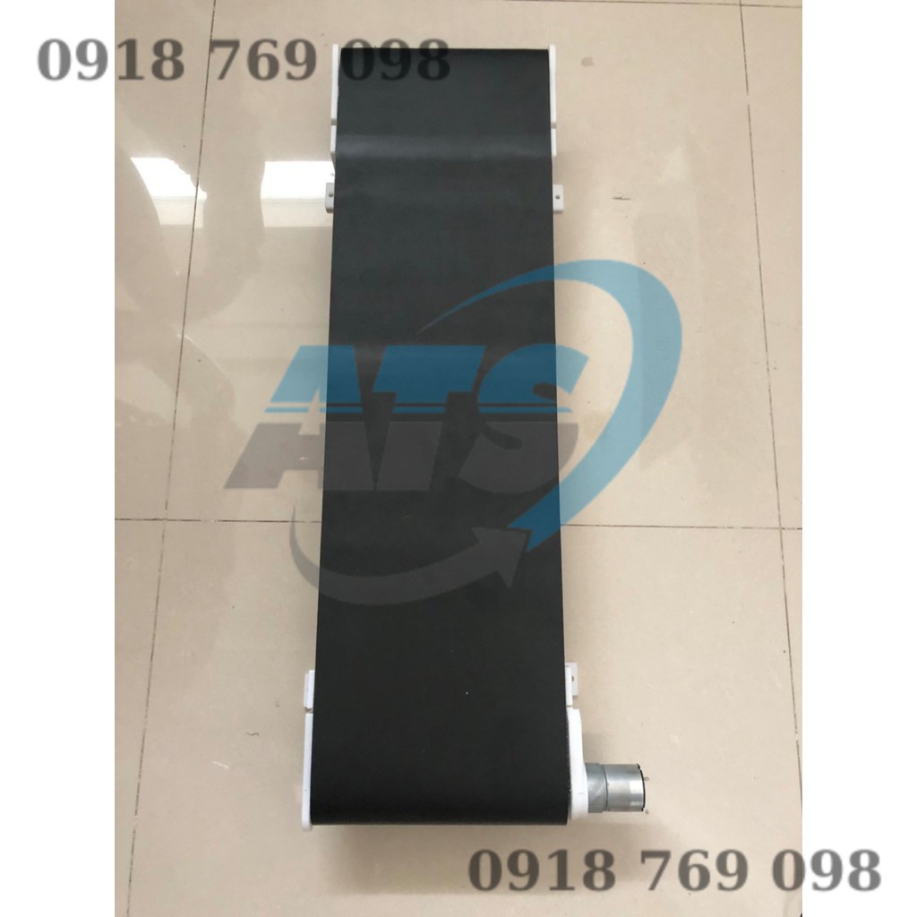 Mô hình băng tải mini- băng truyền mini 20x70cm màu đen - 20x70cm màu đen