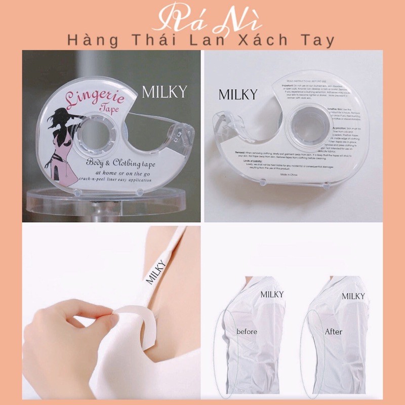 Băng Dính Quần Áo Tiện Lợi MILKY Thái Lan