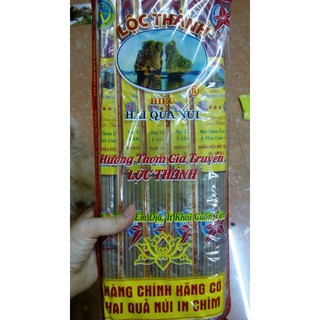 Nhang cuốn tàn chính hiệu Hai Quả Núi Lộc Thành