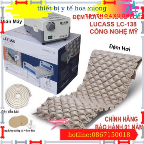 [ Hàng Chính Hãng] Đệm Hơi, Đệm Chống Loét Lucass LC138 Công Nghệ Mỹ