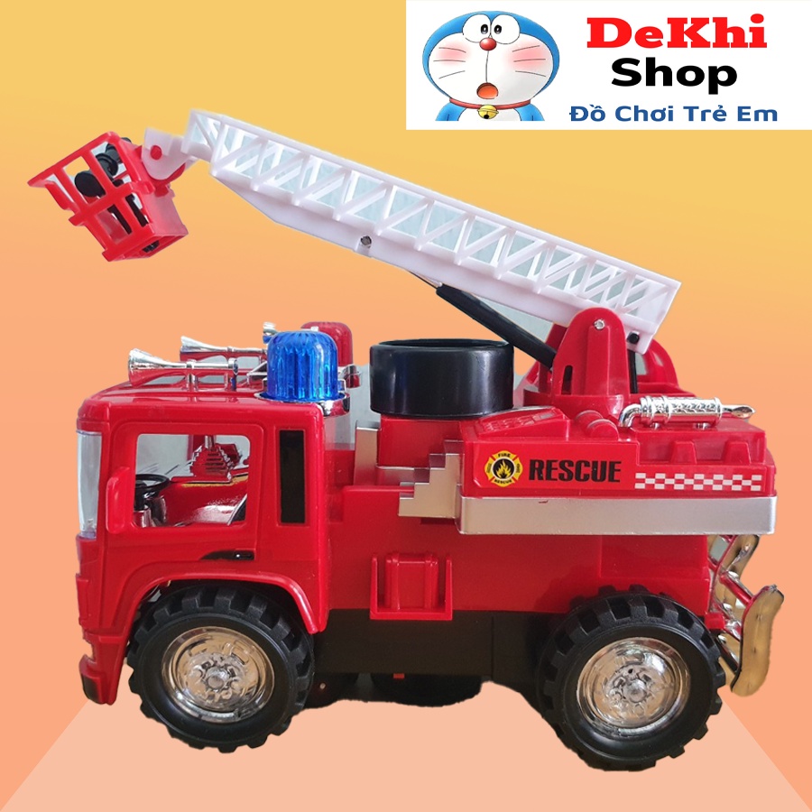Xe đồ chơi xe cứu hỏa cho bé chất liệu nhựa an toàn, đẹp, sắc sảo, xe đồ chơi trẻ em