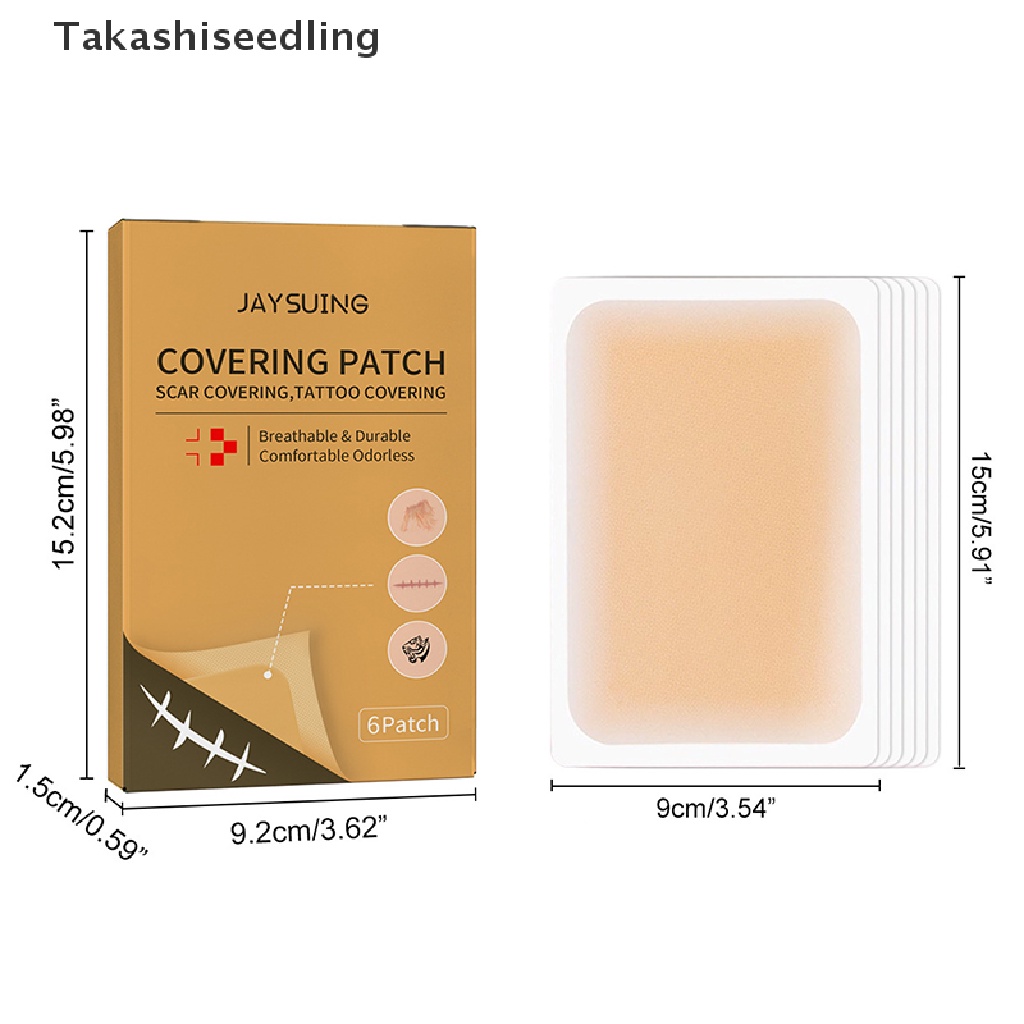 Miếng Dán Che Khuyết Điểm Hình Xăm Bằng Silicone Vô Hình Thoáng Khí Thân Thiện Với Da Chống Nước