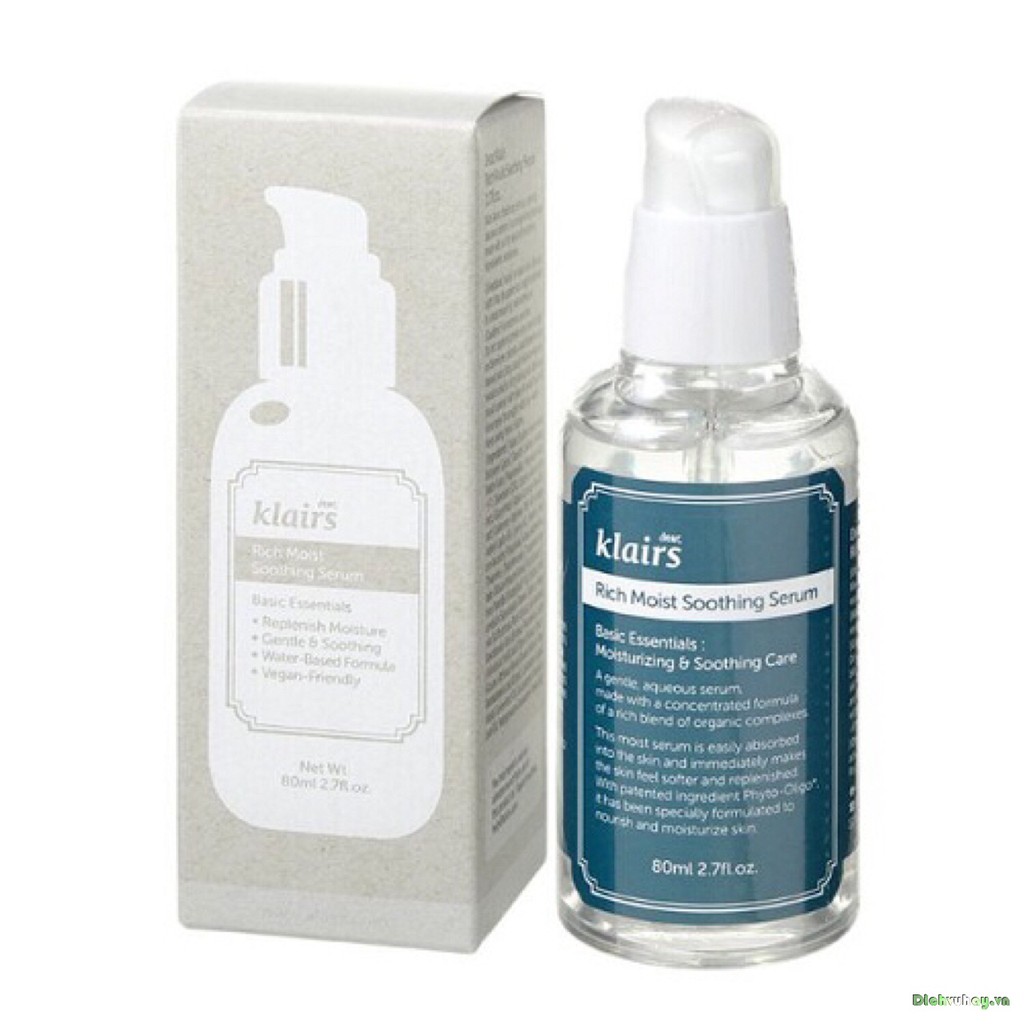 NƯỚC HOA HỒNG Klairs Supple Preparation Unscented Toner (không mùi + Có Mùi) 180ML