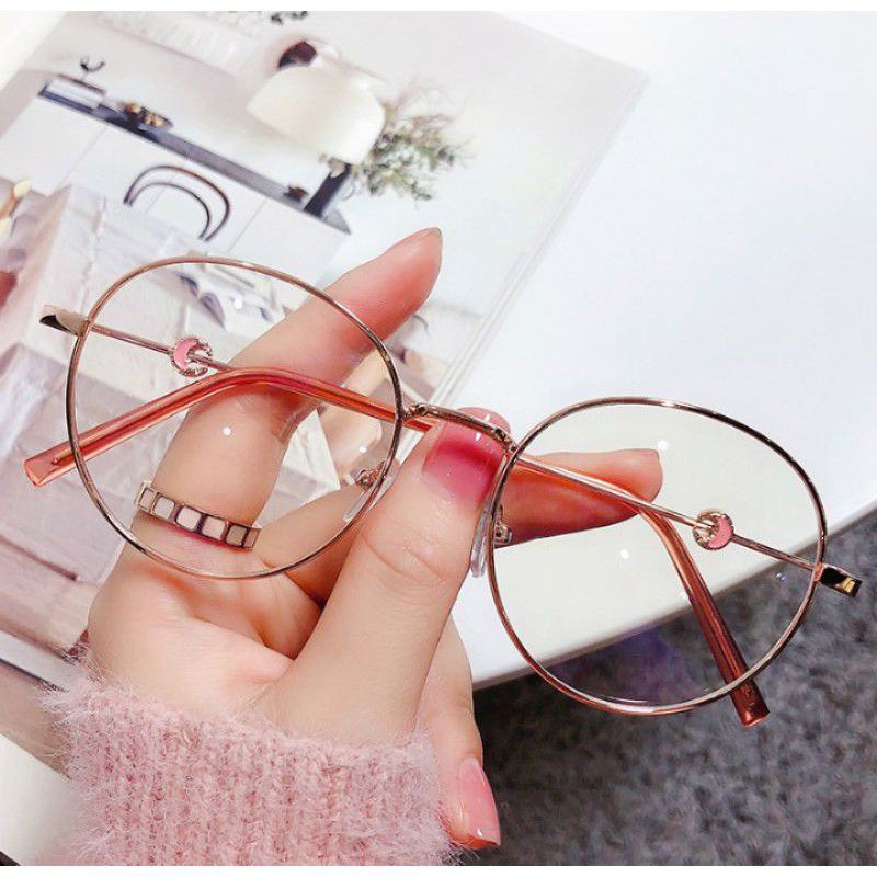 Gọng Kính Kim Loại Tròn