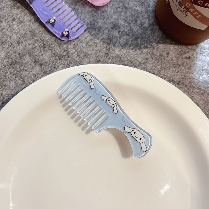 Lược Chải Tóc Loại Nhỏ Hình Mèo Hello Kitty/Trái Tim Dễ Thương Cho Bé Gái