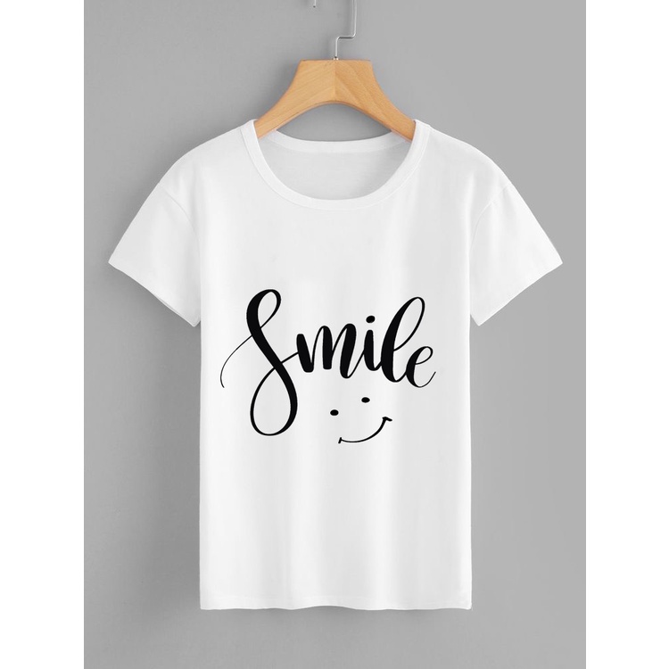 áo thun nữ đồ đôi mẹ và bé tay ngắn đẹp cá tính kiểu chữ 3d dễ thương