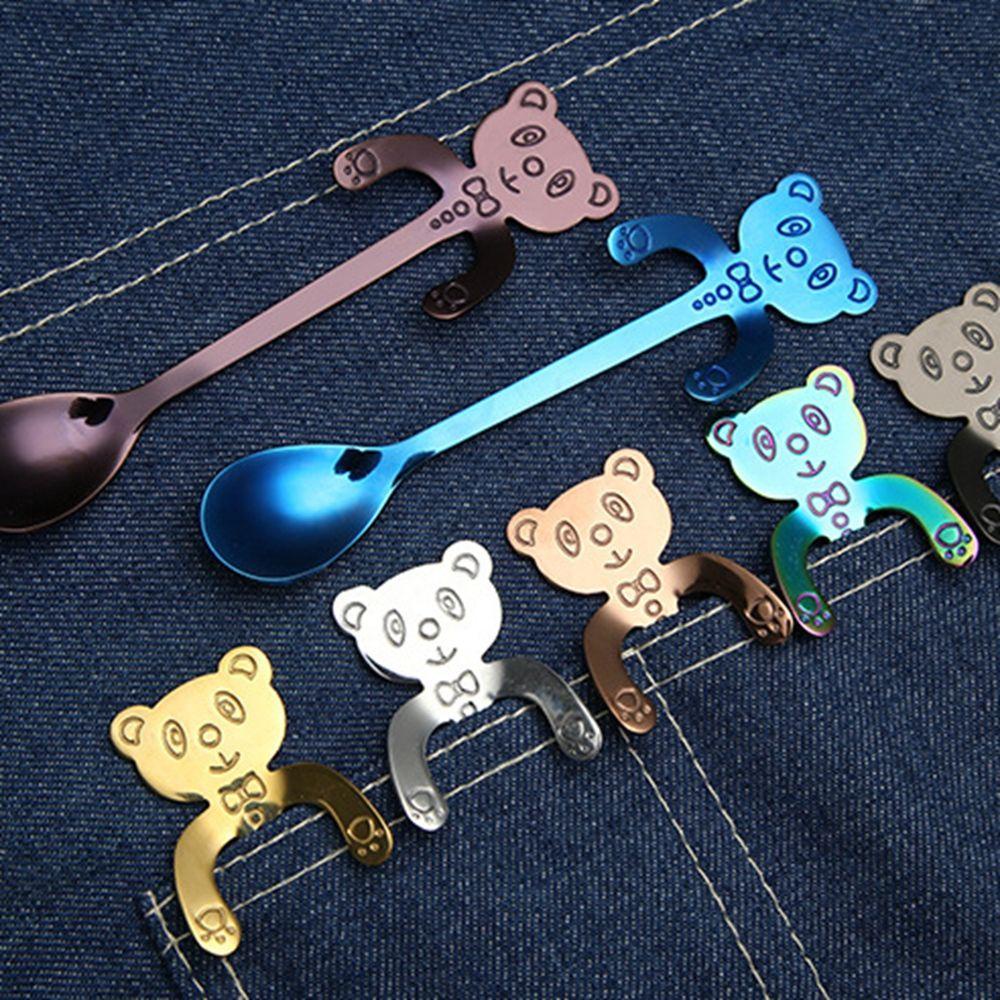 Muỗng Uống Cà Phê Bằng Thép Không Gỉ Thiết Kế Độc Đáo Tiện Dụng