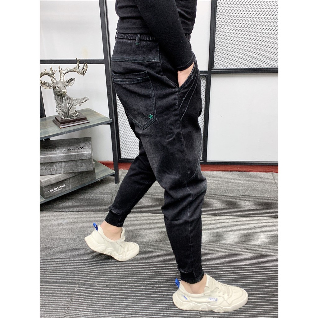 Quần jean thêu NY from jogger mã D05 | BigBuy360 - bigbuy360.vn