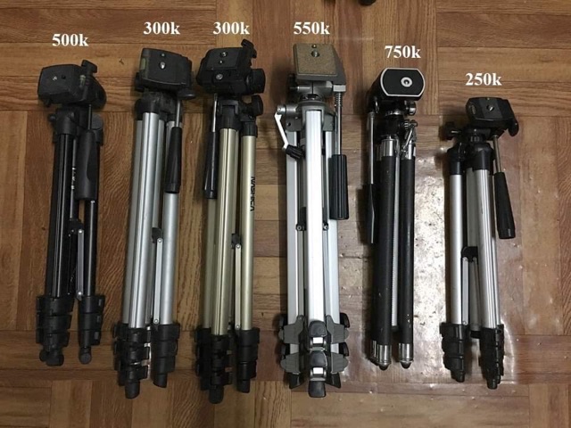 Chân máy ảnh Tripod Nhật số lượng lớn